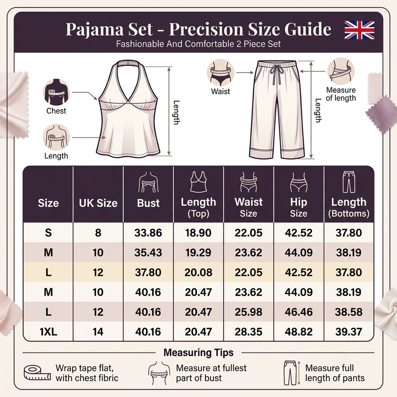 Women's V Neck Pajama Set, Sleeveless Cami Top & Long Pants Loungewear