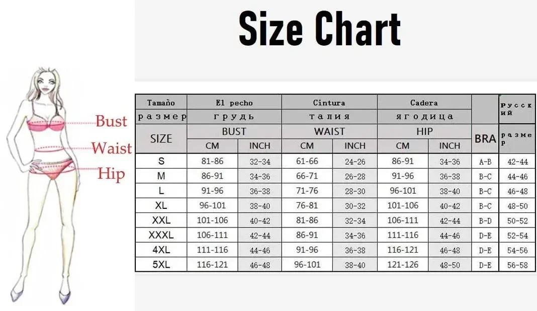 Women's One Piece Swimsuit, High Waisted Tummy Control Swimwear, Pocket Bathing Suit, Wire Free Beachwear Size Guide
