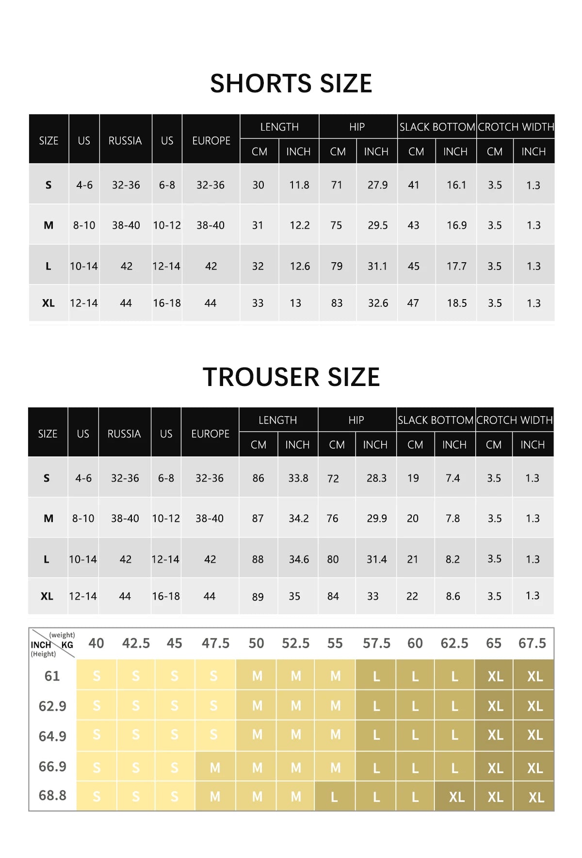 Women's Yoga Set, Quick Dry Sports Bra & Leggings, 2 Piece Gym Workout Outfit Size Guide